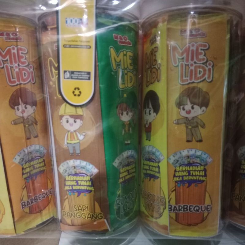 

mie lidi beraneka rasa