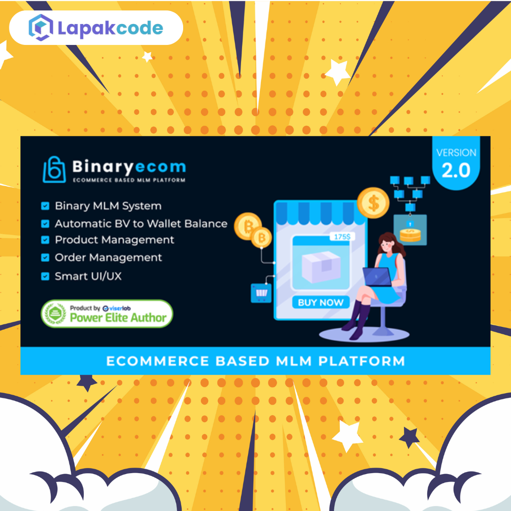 Source Code Script Ecommerce Based MLM Platform BinaryEcom Version 2.0 Termurah se Shopee