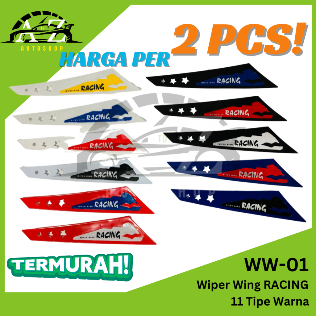 WIPER WING TRUK ISI 2 / VARIASI WIPER WING MOBIL / SAYAP WIPER VARIASI RACING / WIPER WING UNIVERSAL