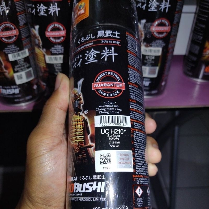 Samurai Paint UC H210 surfacer epoxy