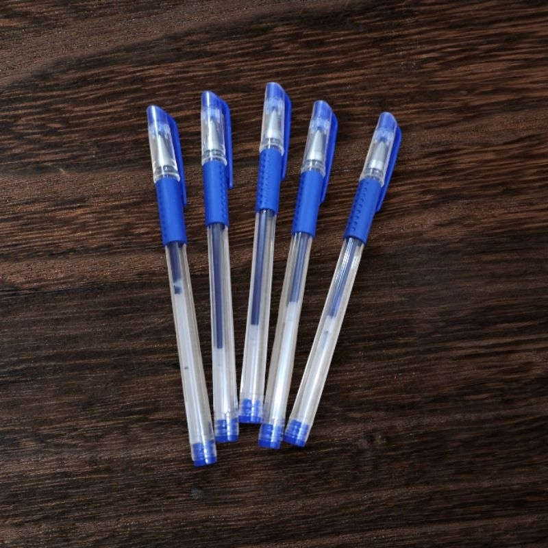 

Pulpen Gel Ink 0.5Mm Alat Tulis Kantor Sekolah Pena Pen Tinta Cair Standart Warna Merah Biru