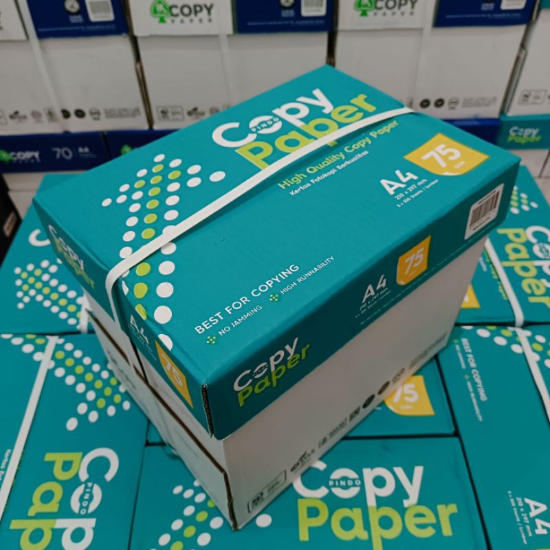 

PROMO KERTAS HVS A4 75 GRAM COPY PAPER ( DUS ) TERMURAH CARGO