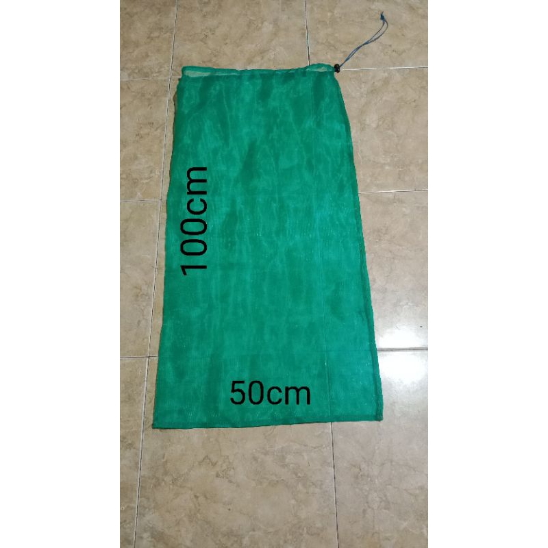 KERUMBU TEMPAT IKAN WARING HIJAU  KANTONG WARING MEDIA FILTER