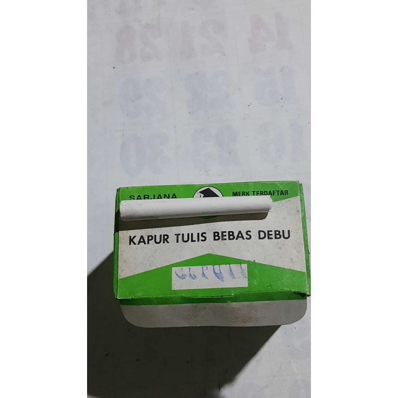 

Kapur Tulis Sarjana Warna Putih, Kapur papan tulis debu, Kapur Sarjana