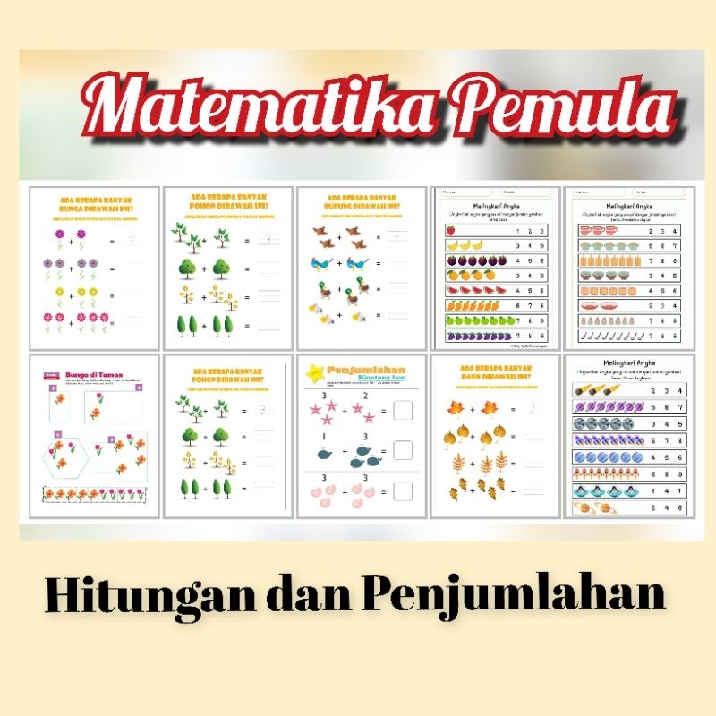 Worksheet / Printable Matematika Pemula