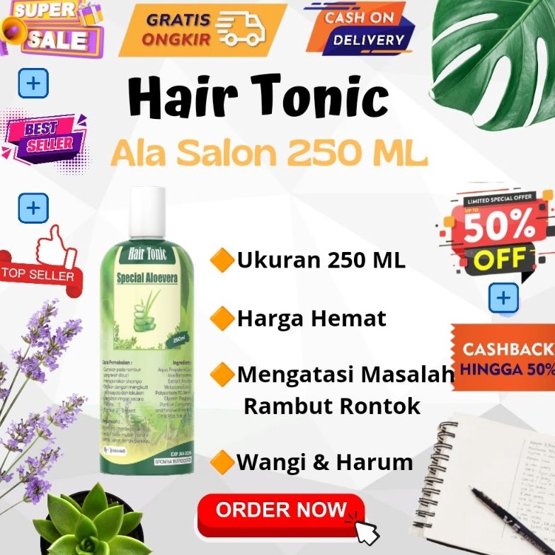Produk Terbaik HAIR TONIC SALON 25ML BPOM  HAIR TONIC RAMBUT RONTOK  RAMBUT RONTOK  SERUM RAMBUT RON