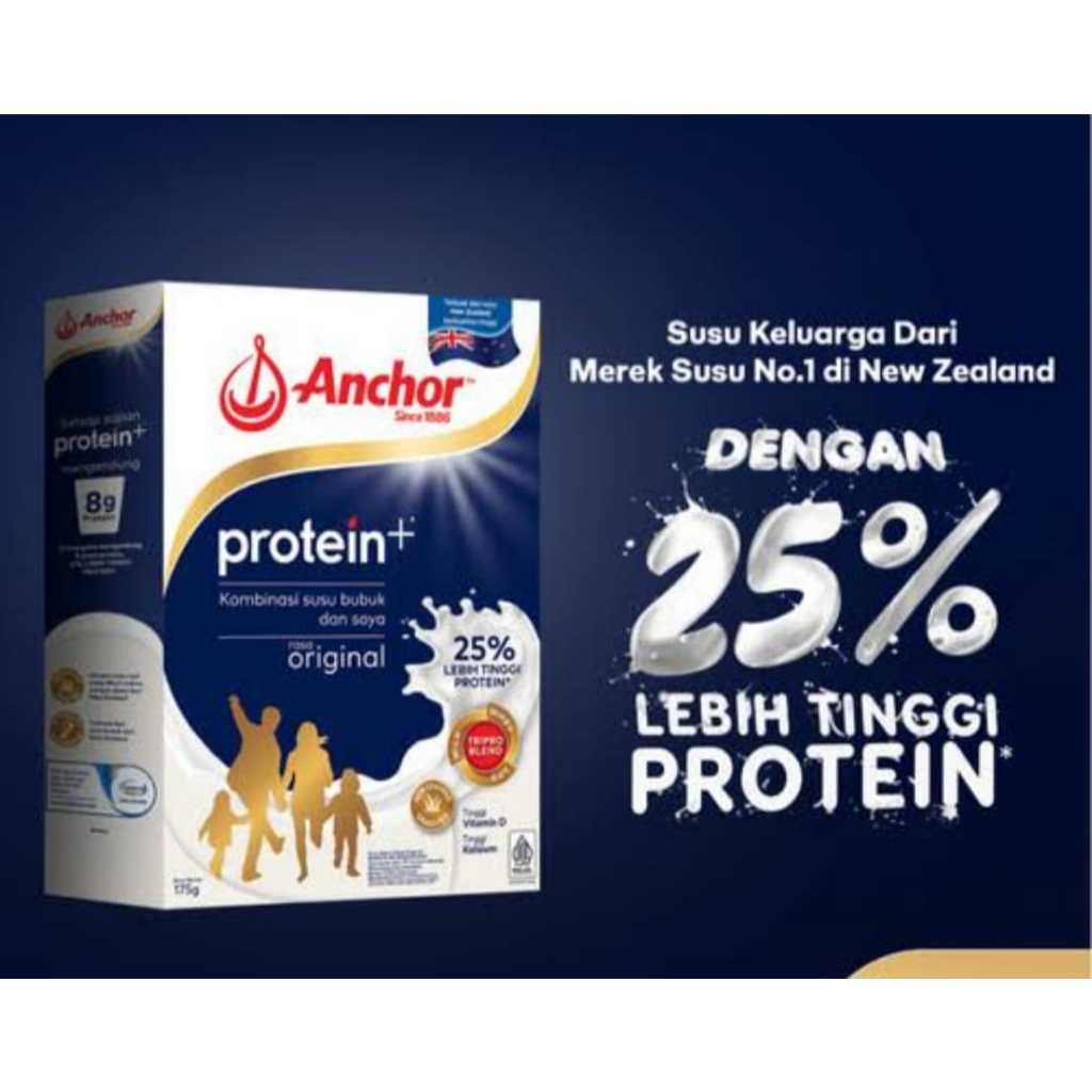 

Anchor Protein Plus Rasa Original 350gr TERMURAH