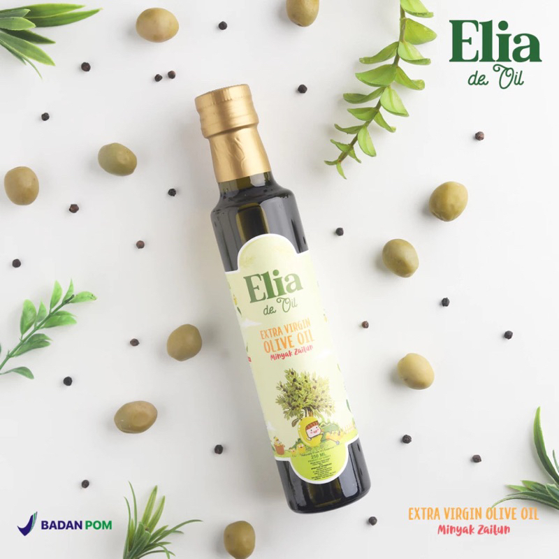 

Elia De Oil Extra Virgin Olive Oil 250ml / Olive Oil Minyak MPASI