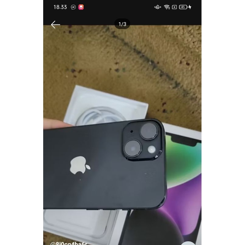 iPhone 14 128 inter fullset nominus!