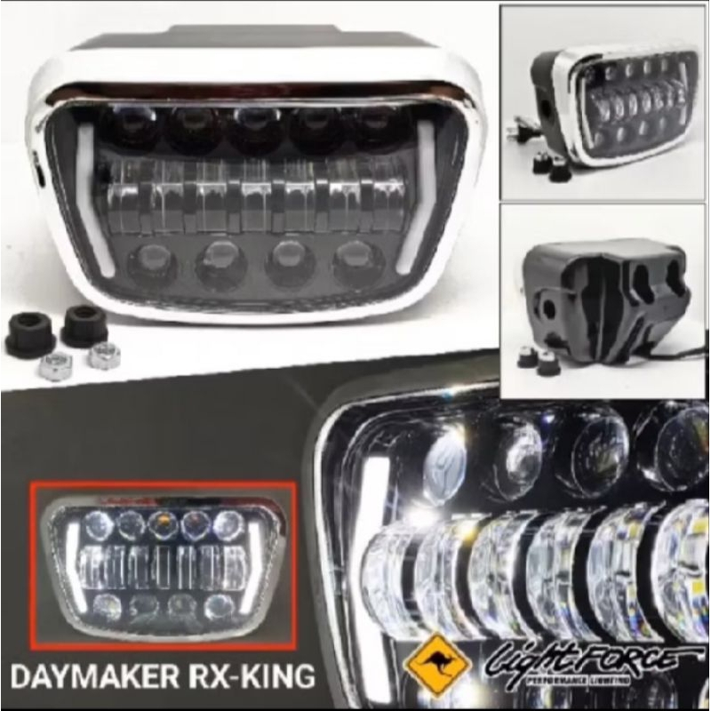 Lampu Depan / Head Lamp Led Rx King GL 100 Lampu Oval RxKing New BigBoss_Variasi