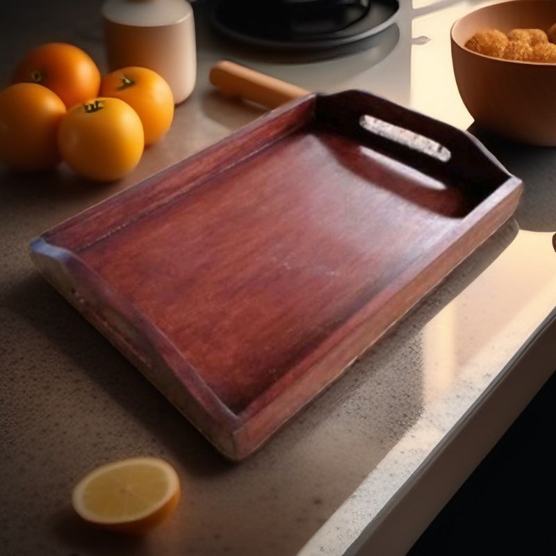 nampan / baki kayu , 25×35cm