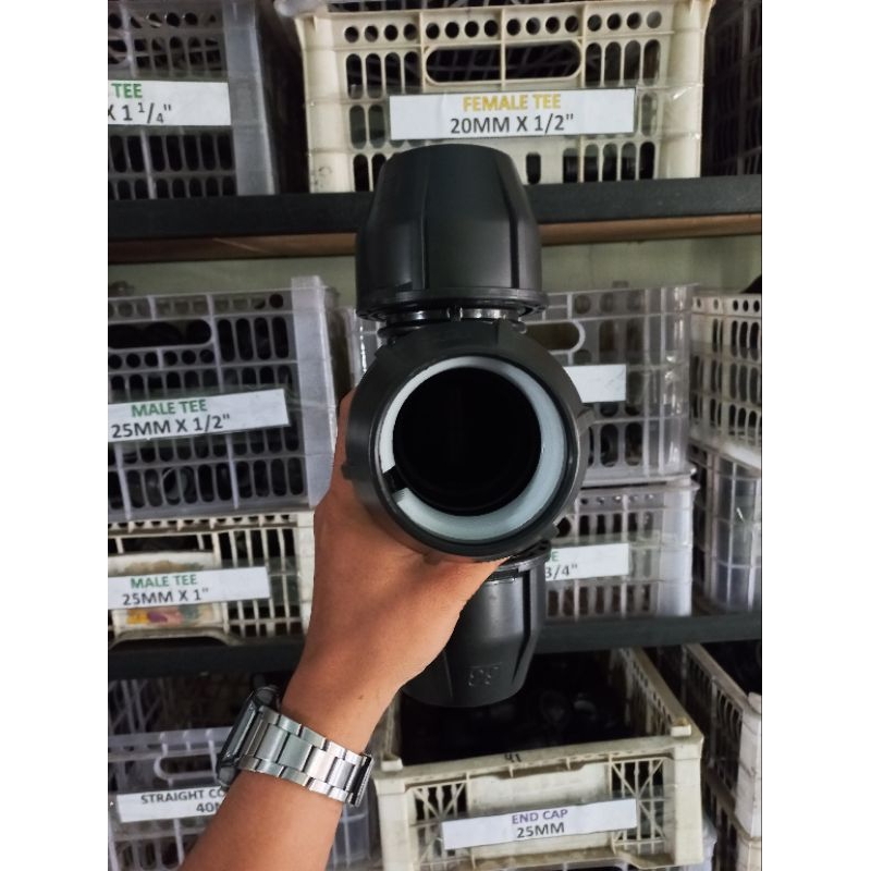 EQUAL TEE 2 INCH (63MM) SAMBUNGAN TEE HDPE