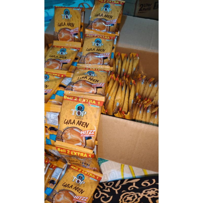 

(BISA COD) Top Kopi Gula Aren22gr 15pcs/renceng