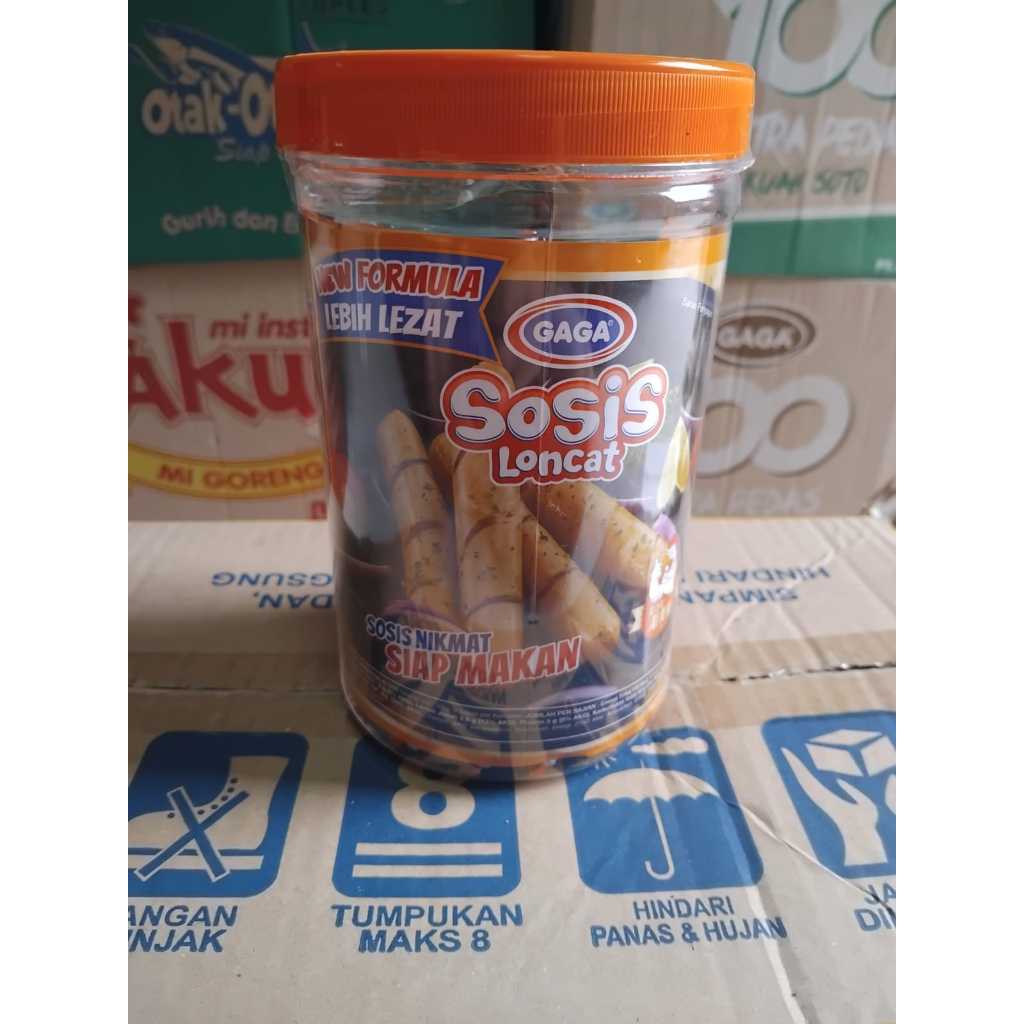 

P8 Sosis Ayam Gaga 1 Toples Murah Bisa 1 Dus