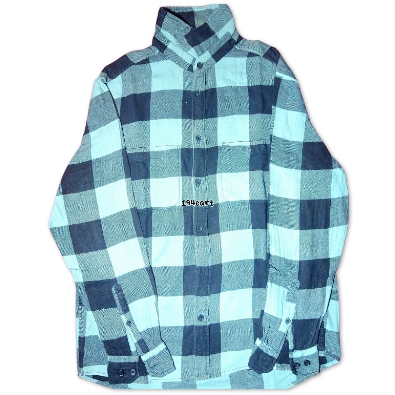 [PRELOVED] KEMEJA FLANEL KOTAK-KOTAK HNM H&M ORI
