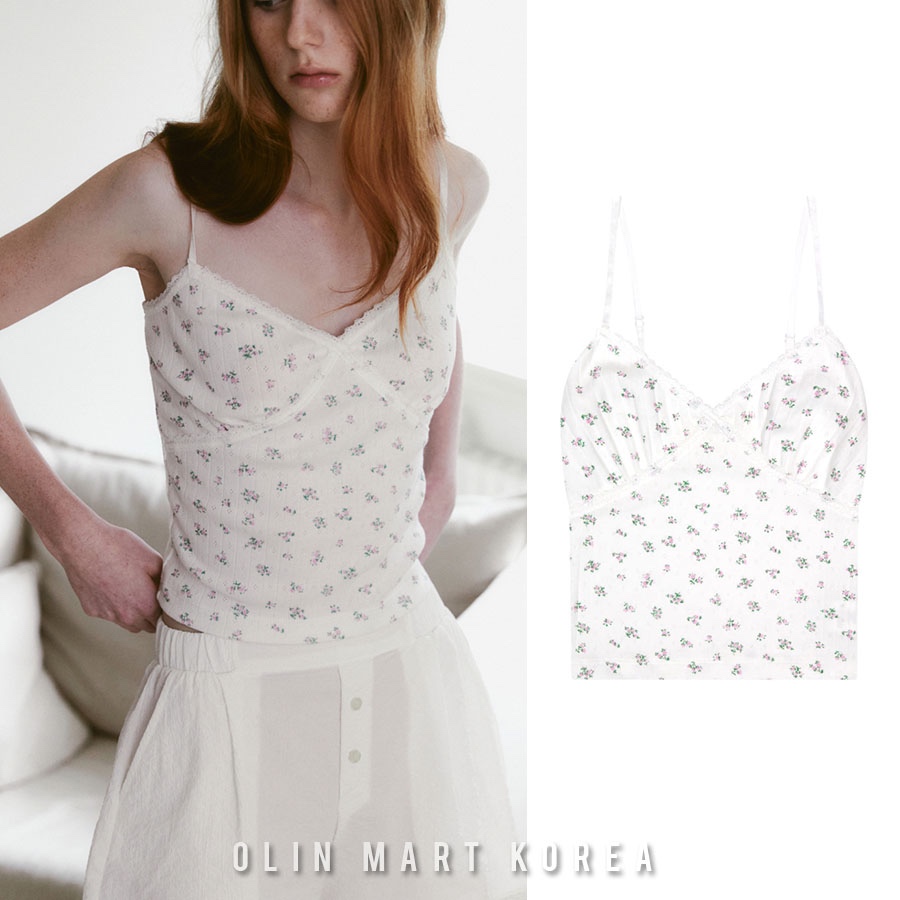 NOIRNINE_Flower Lace Sleeveless [WHITE]