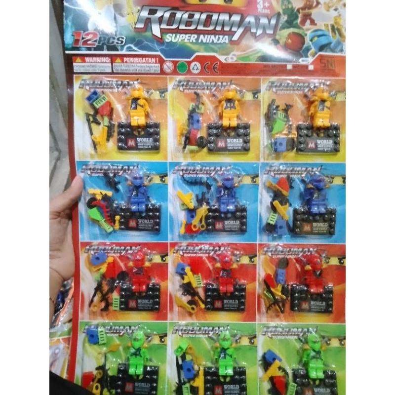 MAINAN LEGO ROBOMAN SUPER NINJA (4pcs)