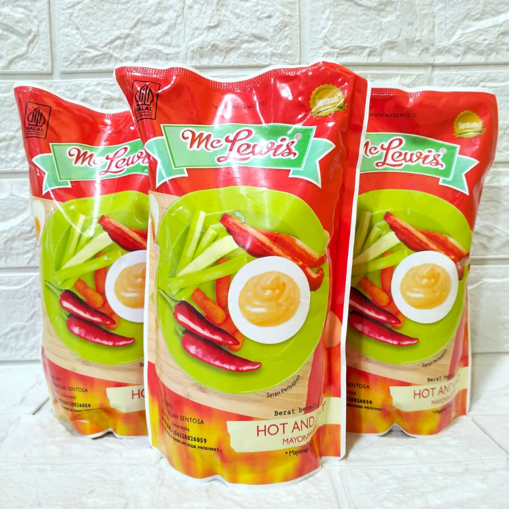 

Mc Lewis Hot n Spicy 1kg free bubble wrap kardus tebal