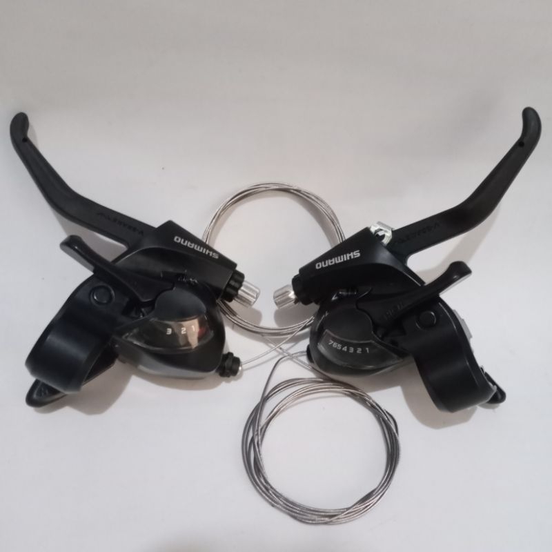 Shimano Shifter Handle Brake Rem Sepeda 3 x 7 Speed Operan Gigi sepeda mtb