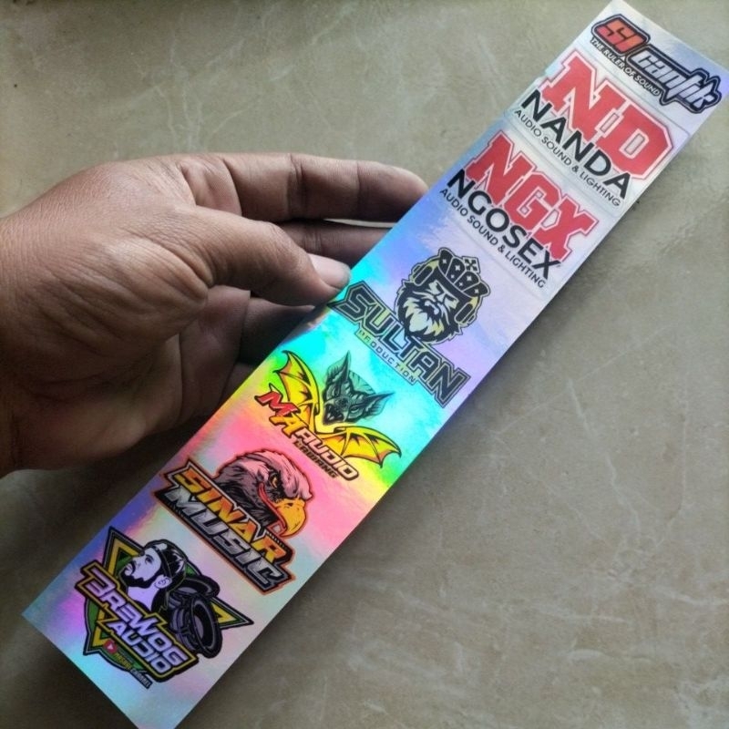 

STIKER SI CANTIK AUDIO DAN SOUND LAINYA | STIKER HOLOGRAM ISI 7 PCS