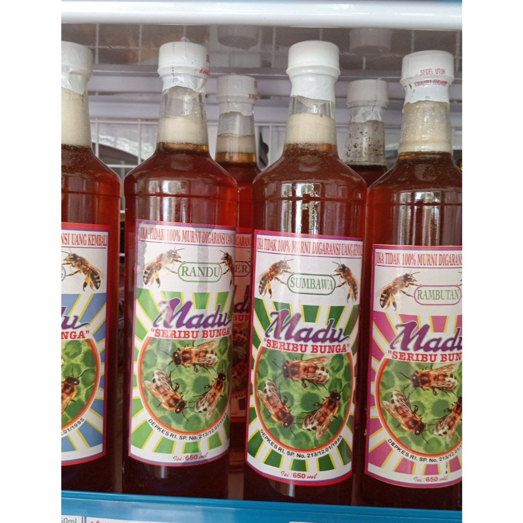 

Madu Murni Seribu Bunga 650ml ORI 100%, Ready Stock Delivery Jogja