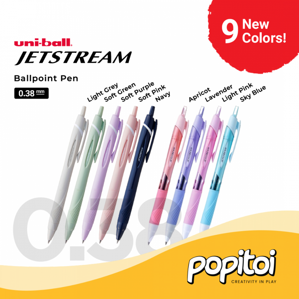 

Uniball Jetstream SXN-150 Ballpoint Pen 0.38 mm Pulpen Uni Ball