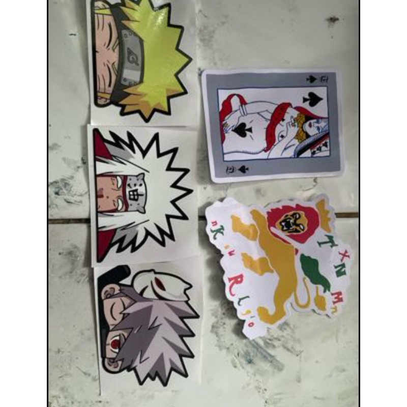 stiker anime mobil,motor