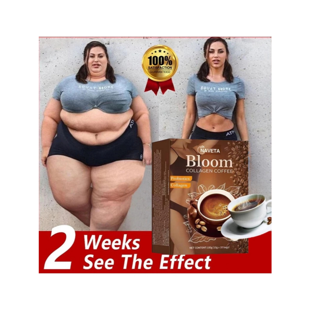 

Slimming Coffee Bloom Collagen Coffee Instant coffee Original Detox Weight Loss - Fat Burning Supplements