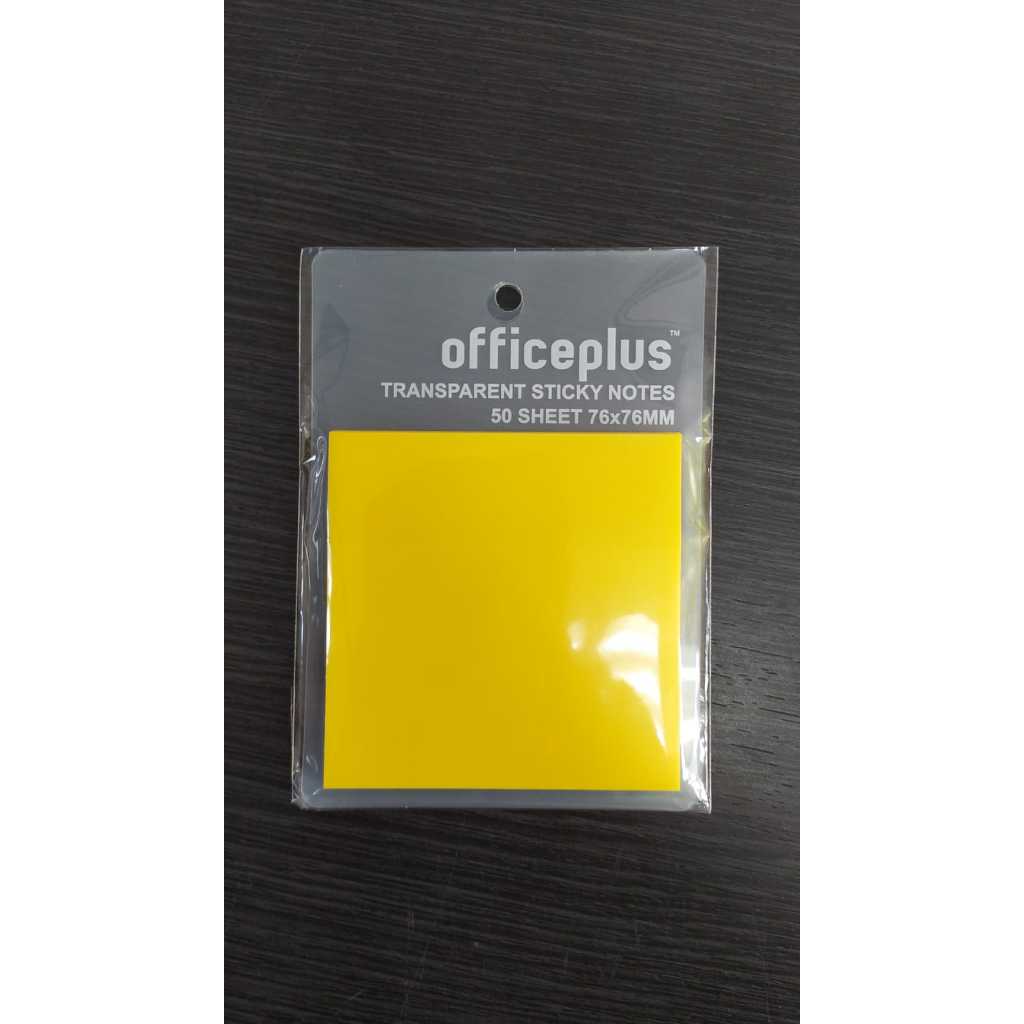 

Gramedia Bengkulu - Office Plus Sticky Note Transparan Yellow
