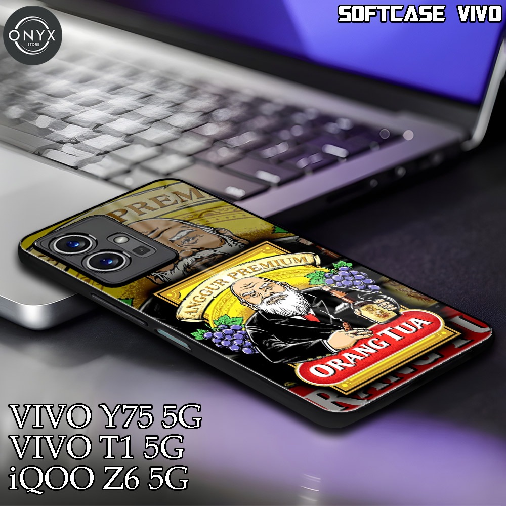 [AA20] SOFTCASE VIVO Y75 Y55 5G | VIVO T1 5G | iQOO Z6 5G | Casing Kilau Glossy VIVO | Kesing Lucu A