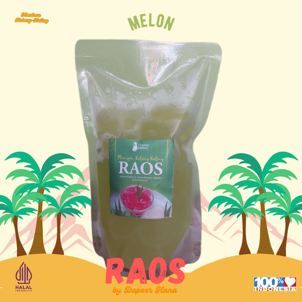 

Manisan Kolang Kaling RAOS - Melon 500 gr