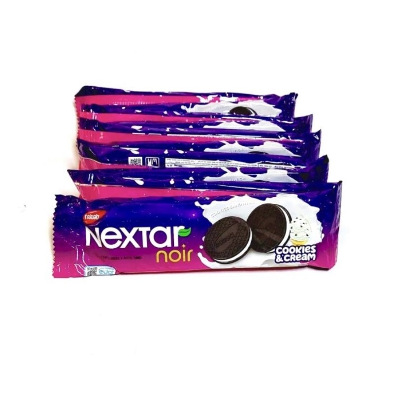 

Nabati Nextar Noir 1 Pack Isi 10pcs @21g Biskuit Cookies Kue Sandwich Rasa Krim Cokelat Vanila Richoco Halal Enak Cemilan Makanan Jajanan Snack