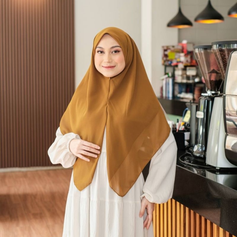 ARRA ZIPPER/HIJAB INSTAN ZIPPER/HIJAB SEGIEMPAT ZIPPER