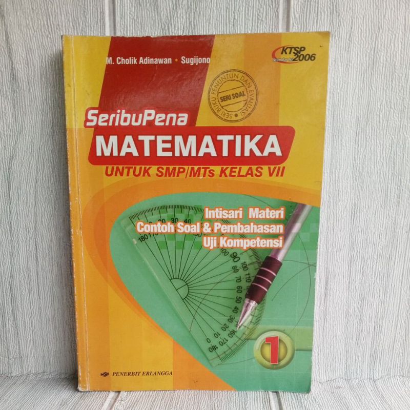 seri buku soal seribu pena matematika SMP ktsp