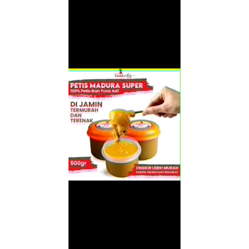 

Petis Madura Super , bumbu rujak 100gr