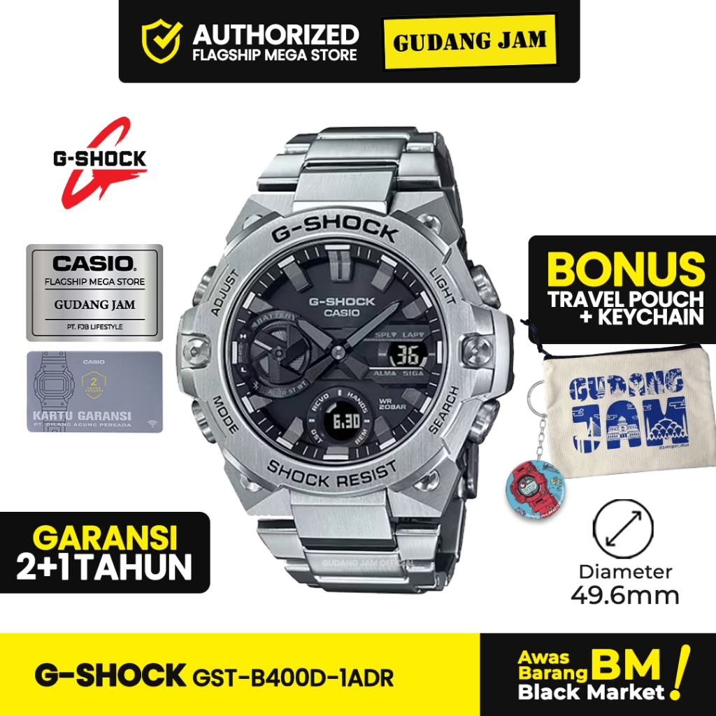 Jam Tangan G-Shock GST-B400D-1ADR GST-B400D GST-B400 GSTB400D GST B400D