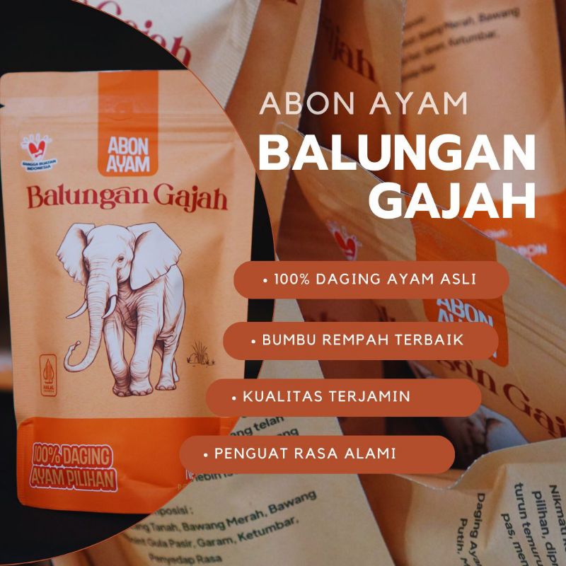 

ABON AYAM BALUNGAN GAJAH PEDAS ASLI BOYOLALI