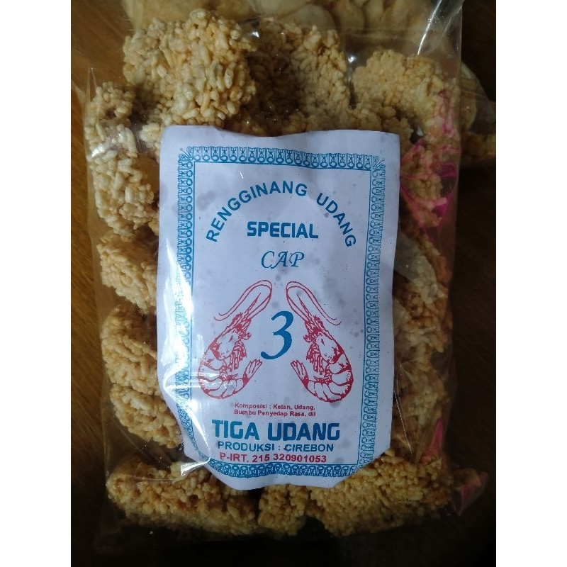 

Rengginang udang gurih dan renyah/Rengginang khas Cirebon udang