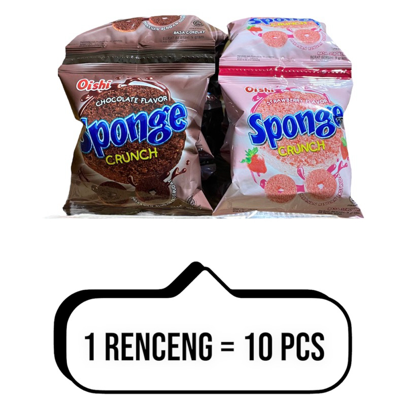 

Oishi Sponge 9gr 1 Renceng isi 10 pcs