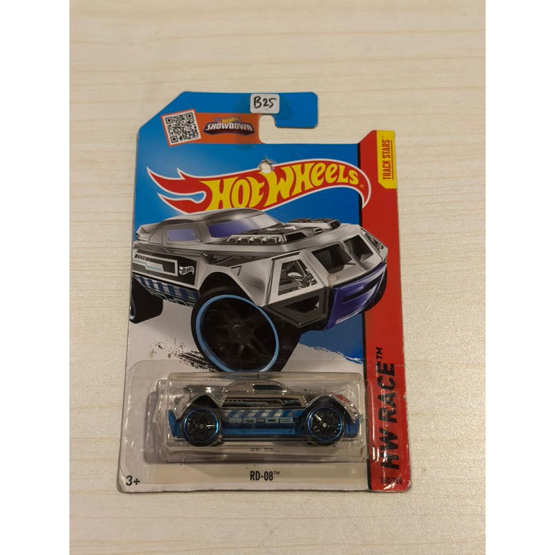 Hotwheels Mobil balap murah Race Car RD.08 (Card defect hole in card)
