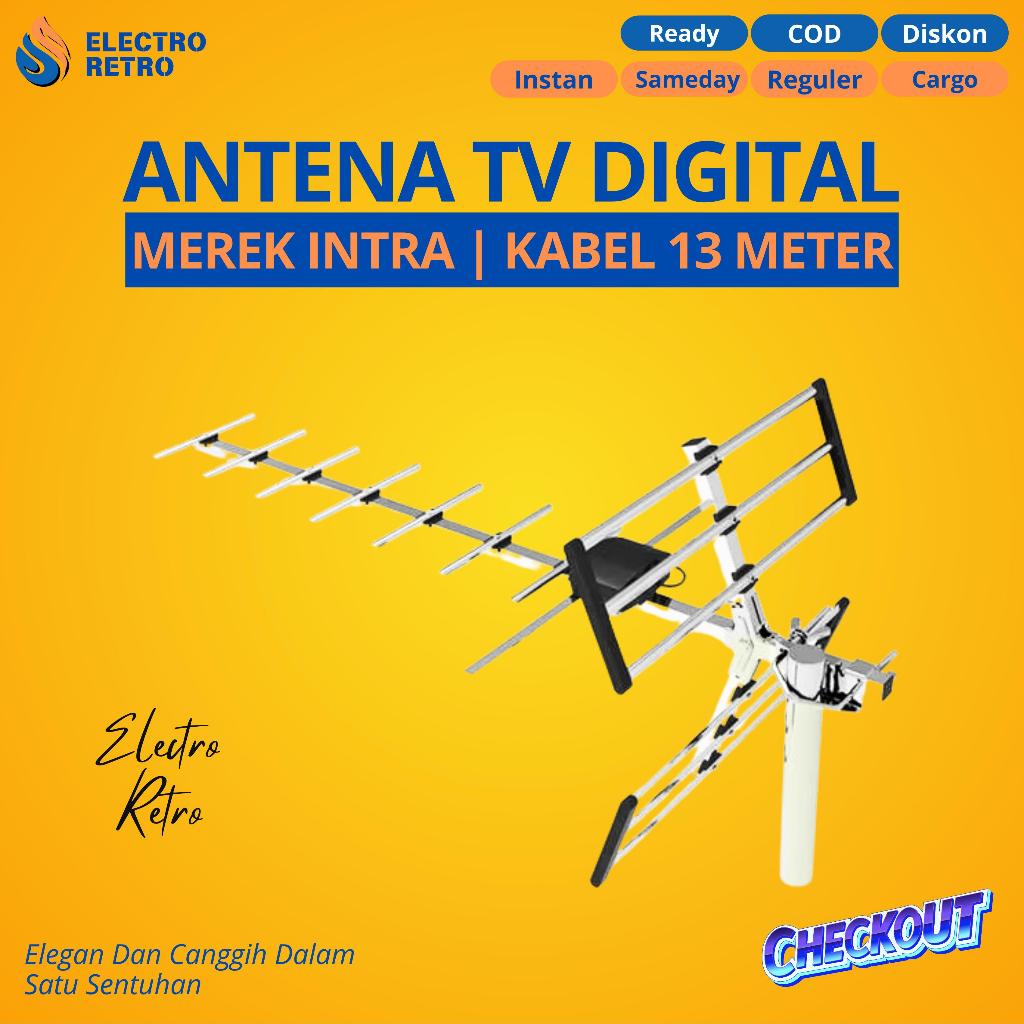 ANTENA TV DIGITAL INTRA HM-003 ANTENA TV LUAR RUANGAN ANTENA TV OUTDOOR ANTENA TV LED LCD TABUNG