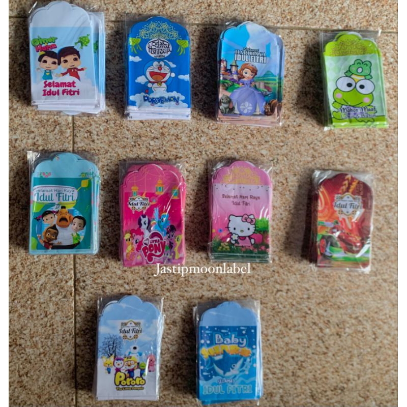 

AMPLOP LEBARAN MEDIUM / AMPAU MEDIUM MOTIF KARTUN (part 1) 1 PACK ISI 10pcs