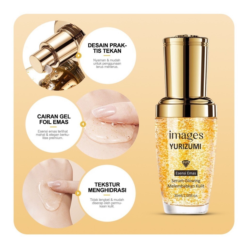 Images Yurizumi Serum Glowing Original / Images Yurizumi Serum Wajah Mencerahkan dan Mengencangkan W
