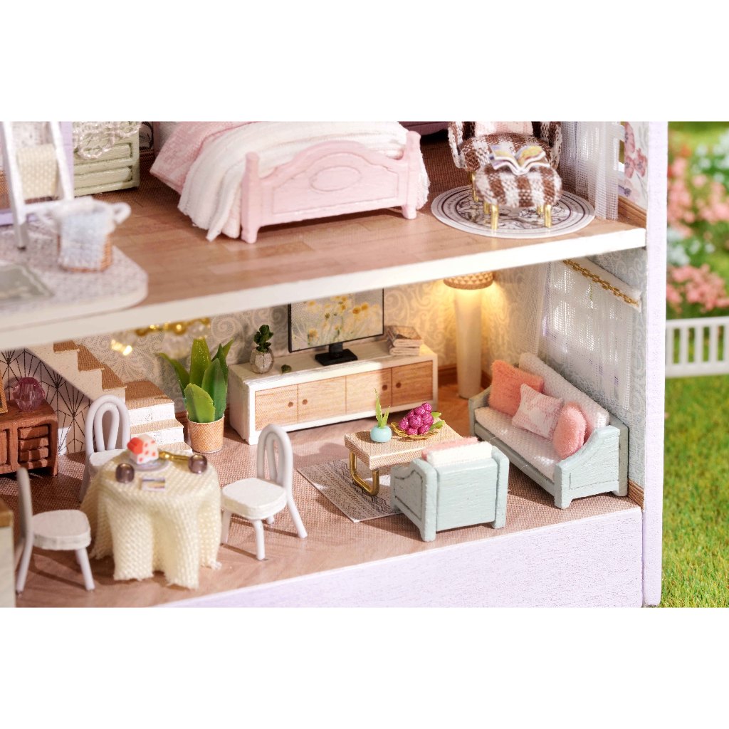Happy House DIY Miniature Room, Miniature Doll House RB6