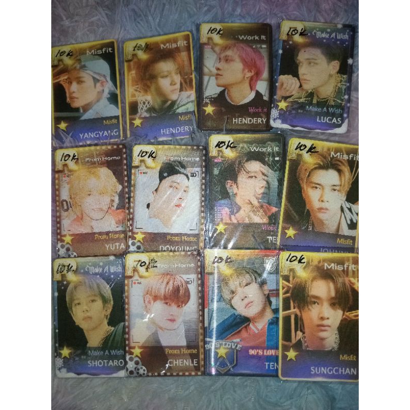 Photocard Lenticular Nct U, Nct 127, Nct Dream, WayV