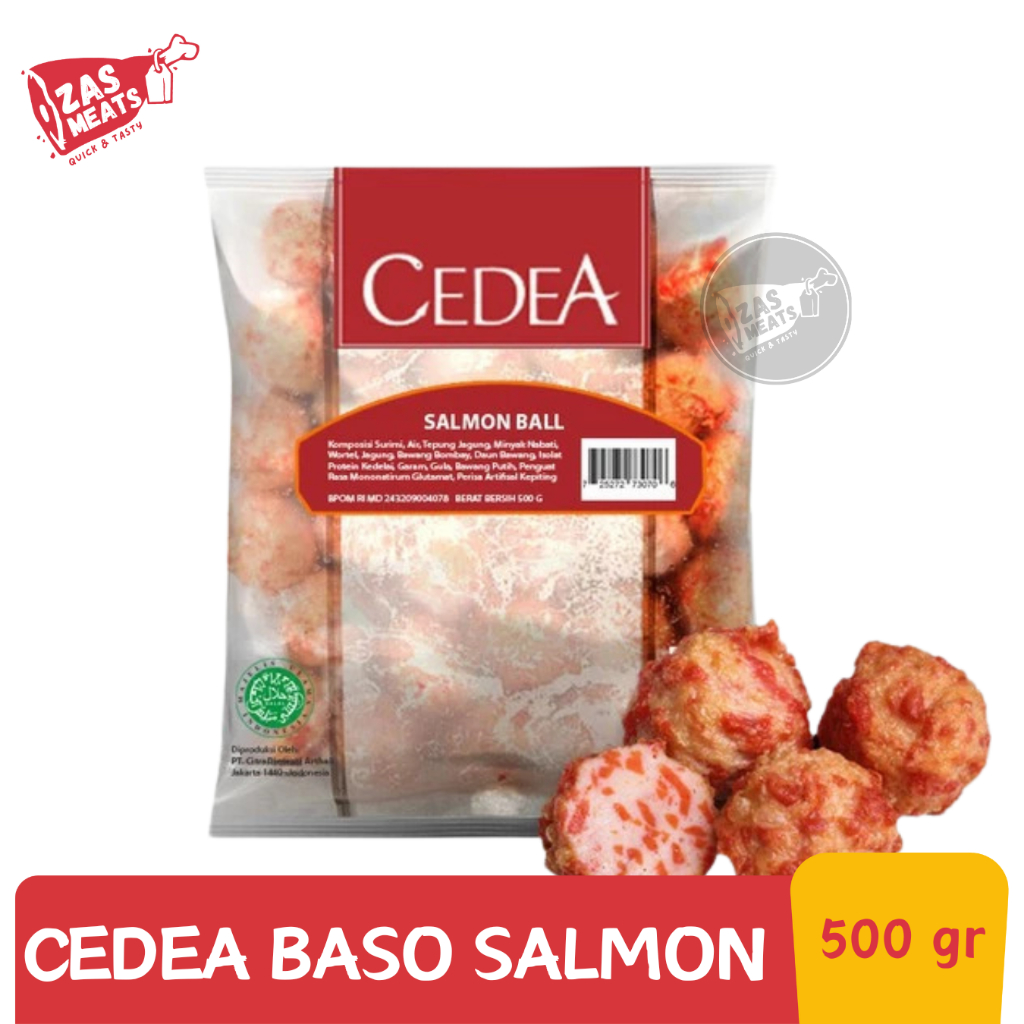 

CEDEA BASO SALMON 500GR | Cedea Salmon Ball 500 gram | Bakso Ikan