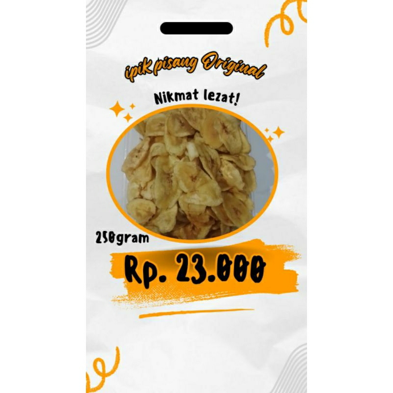 

kripik pisang original 250gram