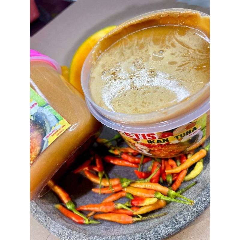 

Maknyuss1 (Petis Makpin) Petis Ikan Tuna Madura / Petis Ikan Tuna Super Kemasan 1Kg / Petis Ikan