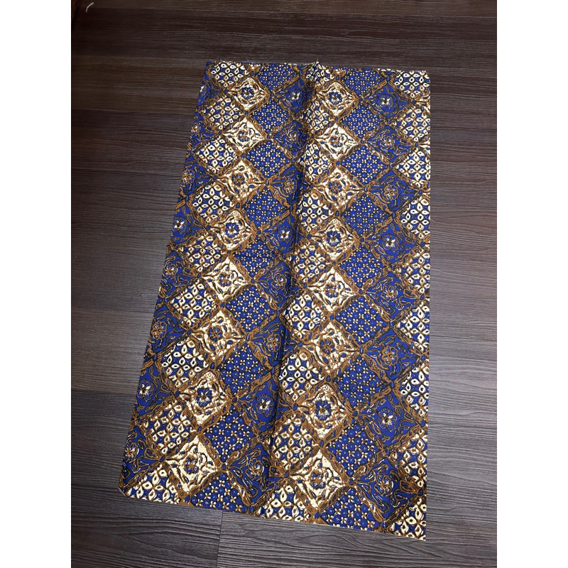 Kain Batik Prima Premium Quality Klasik Kontemporer Biru Dongker