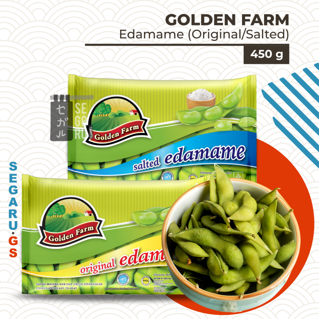 

Golden Farm Edamame Kacang Kedelai Jepang Halal 450 gram